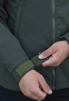 Куртка тактическая на молнии с капюшоном soft shell XXL oborona khaki - изображение 9