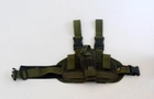 Тактическая кобура на ногу на два крепления HIMARS зеленая Хаки Универсальная - изображение 1