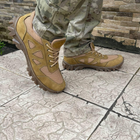 Кросівки чоловічі тактичні літні сітка ЗСУ (ЗСУ) 7103 42 р 27 см коричневі - зображення 7