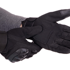 Перчатки тактические с закрытыми пальцами Zelart 8794 размер XL Black - изображение 2