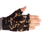 Перчатки тактические с открытыми пальцами Zelart 4379 размер XL Camouflage - изображение 2