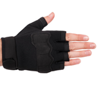 Тактичні рукавички з відкритими пальцями Zelart 8789 розмір L Black - зображення 2