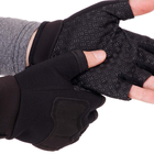 Тактичні рукавички з відкритими пальцями Zelart 8789 розмір L Black - зображення 4