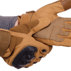 Перчатки тактические с закрытыми пальцами Zelart 8794 размер L Khaki - изображение 4