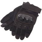 Перчатки тактические с закрытыми пальцами Zelart 8794 размер L Black - изображение 6