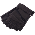 Тактичні рукавички з відкритими пальцями Zelart Blackhawk 4380 розмір M Black - зображення 4