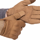 Перчатки тактические с закрытыми пальцами Zelart 8816 размер XL Khaki - изображение 4
