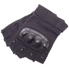 Перчатки тактические с открытыми пальцами Zelart 8805 размер XL Black - изображение 5