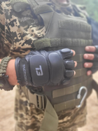Тактичні рукавички Tactiger тактичні PS-8801 Patrol, Black M - зображення 5