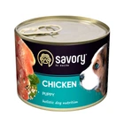 Влажный корм Savory для щенков с курицей