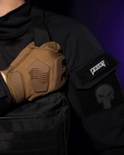 Тактические перчатки с пальцами BEZET Protective M песочные - изображение 9