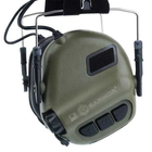 Військові активні навушники Earmor М31 для захисту слуху (Оливковий) - зображення 7