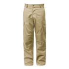Тактичні штани Rothco Fit Zipper Fly BDU Pants Khaki XL 2000000078229 - зображення 1