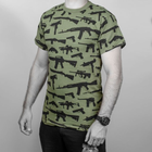 Футболка Rothco Vintage Guns T-Shirt Хакi XL 2000000086491 - зображення 4