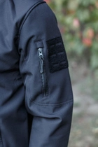 Куртка військова SoftShell L Чорна - изображение 6