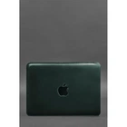Кожаный чехол для ноутбука MacBook 13 из натуральной кожи Crazy Horse защитный для MacBook Air и Pro, зеленый 58595