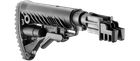 Приклад телескопічний з амортизатором FAB для AK 47, чорний (7000429) - зображення 6