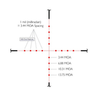 Приціл оптичний Hawke Vantage IR 3-9x50 AO Mil Dot IR R/G (14232) (922115) - зображення 3