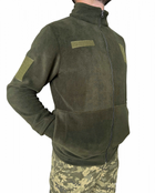Тактическая флиска ЗСУ военная кофта армейская флисовая олива мужская М (48) - изображение 3
