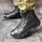 Ботинки мужские зимние тактические ВСУ (ЗСУ) 8604 40 р 26,5 см черные - изображение 4