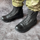Ботинки мужские зимние тактические ВСУ (ЗСУ) 8604 40 р 26,5 см черные - изображение 5