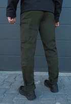 Утеплённые тактические штаны на флисе S хаки - изображение 5