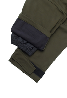 Утеплённые тактические штаны на флисе M хаки - изображение 9