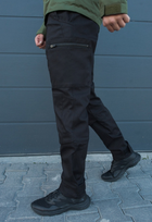 Утеплённые тактические штаны на флисе XL черные - изображение 3