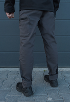 Утеплені тактичні штани на флісі S сірі - зображення 5