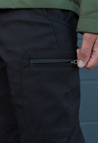 Утеплённые тактические штаны на флисе XL черные - изображение 7