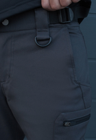Утеплені тактичні штани на флісі S сірі - зображення 7