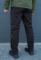 Утеплённые тактические штаны на флисе M черные - изображение 5