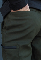 Утеплені тактичні штани на флісі XS хакі - зображення 10