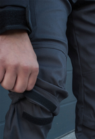 Утеплённые тактические штаны на флисе S серые - изображение 9