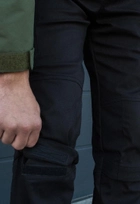 Утеплённые тактические штаны на флисе S черные - изображение 9