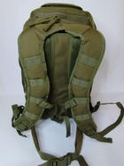 Премиальный тактический рюкзак на 50л с местом под шлем BPT1-50 олива - изображение 2