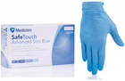 Перчатки нитриловые текстурированные SafeTouch Advanced Slim Blue Голубой (3,6 г) размер M (00127) - изображение 2