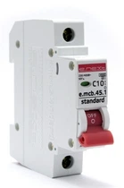 Автоматичний вимикач 1П 10А З E. NEXT e.mcb.stand.45.1.C10 s002007