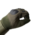 Тактичні рукавиці з закритими пальцями Outdoor Tactics Z192 розмір XL, зелений (олива). - зображення 8