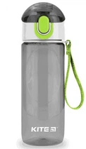 Пляшечка для води Kite K22-400-04, 530 мл, сіро-зелена
