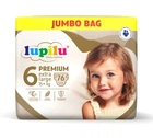 Підгузники Lupilu Premium JUMBO BAG Extra large Розмір 6, Вага 15+ кг, 76 шт
