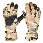 Зимові тактичні військові рукавиці Delta-Tec в камуфляжі мультикам розмір XL - изображение 1