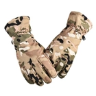 Зимові тактичні військові рукавиці Delta-Tec в камуфляжі мультикам розмір L - зображення 2