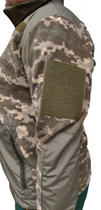 Кофта мужская флис на молнии Зеленый пиксель раз. M - изображение 3