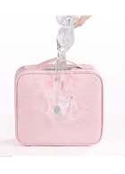 Аптечка сумка органайзер для медикаментов для путешествий для дома 25х22х9 см (473264-Prob) Розовая - изображение 3