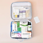 Аптечка сумка органайзер для медикаментов для путешествий для дома 25х22х9 см (473265-Prob) Голубая - изображение 3