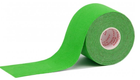 Кінезіо тейп у рулоні 5 см х 5 м еластичний пластир зелений індивідуальна упаковка - зображення 2