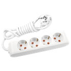Удлинитель 4 гнезда 3м с заземлением Viko Multi-Let