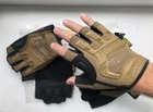 Тактические перчатки беспалые штурмовые Кайот бежевый/черный XL MXK-3 - зображення 1