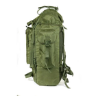 Армійський рюкзак 75 літрів, колір олива, кордура 900 D - зображення 3